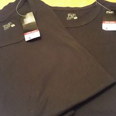F&F Men's Black Vests / Tank Tops -  Set of THREE in Size XXL (Brand New & Tagged)