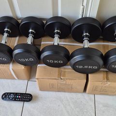 3xbrand new sets of dumbbells