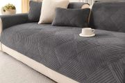 Soft Flannel Sofa Covers Washable - New Sofa Cushion Covers, Non-Slip Sofa Cover 1 2 3 Seater Couch Covers for Sectional Sofa, Sofa Slipcovers