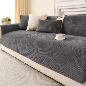 Soft Flannel Sofa Covers Washable - New Sofa Cushion Covers, Non-Slip Sofa Cover 1 2 3 Seater Couch Covers for Sectional Sofa, Sofa Slipcovers