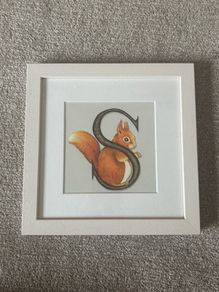 S is for Squirrel by Irish artist Belinda Northcote