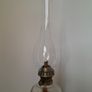 Antique Swirl Glass Oil Lamp Image 3