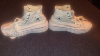 White High Top Converse