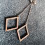 Sterling silver drop earrings Image 2
