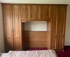 Built in bed surround wardrobe - FREE - requiries van
