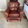 leather recliner armchair Image 2