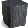 3-Piece Rattan Effect Storage Table Image 2