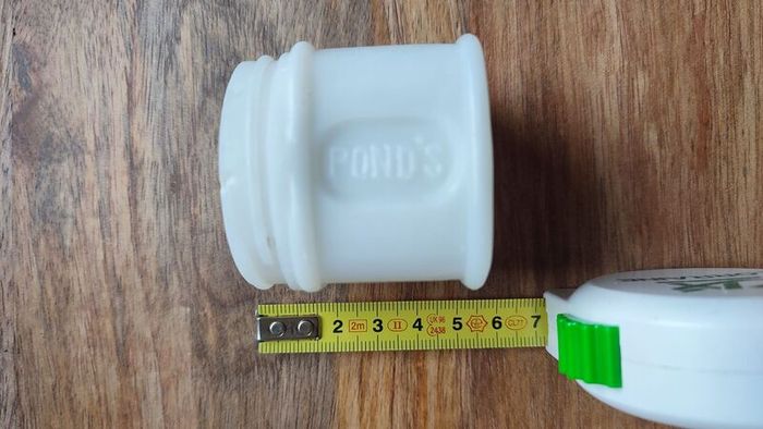 Antique Pond's milk glass
