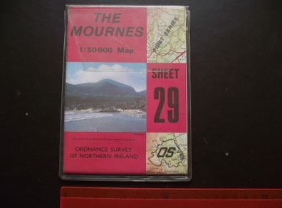 1987 'The Mournes' Ordnance Survey Folding Map from Discoverer Series