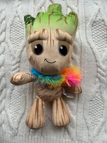Marvel Studios Cute Baby I Am Groot Feather Boa Plush Used Please look at the pictures