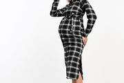 Mamalicious NEW checked dress maternity size M