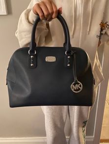 Navy Michael Kors handbag