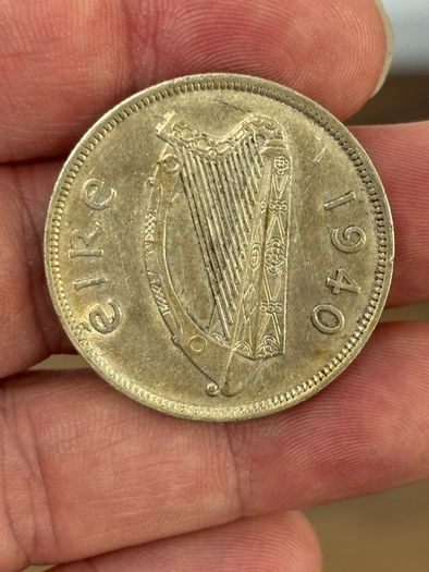 1940 silver Halfcrown