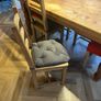 Country style solid wood kitchen table and 6 chairs Image 2