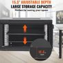 6U Wall Mount Network Server Cabinet, 39.4 cm Deep, Server Rack Cabinet Enclosure, 90.7 kg Max. Ground-mounted Load Capacity, with Locking Glass Image 4