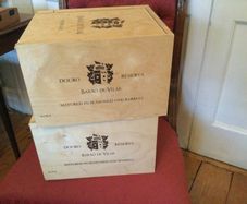 Solid wooden wine boxes, perfect for storage