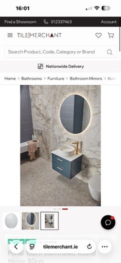 bathroom mirror