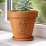 Personalised Big Age Terracotta Plant Pot Image 6