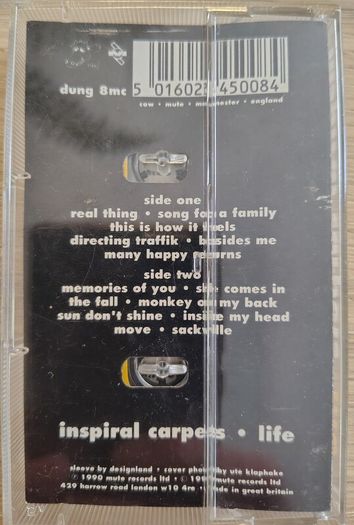 Inspiral Carpets - Life Cassette Tape (1990) Madchester Baggy Indie EX+