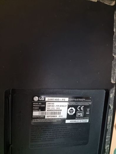 LG 24 inch Full HD TV Monitor