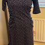 Hobbs Fitted Dress with side Rucking - Size 12 Image 5