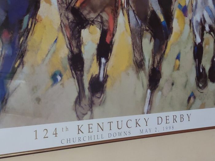 1998 Kentucky Derby Framed Picture Art