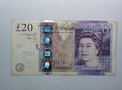 Bank of England : 2006 - Twenty Pounds Sterling , Banknote