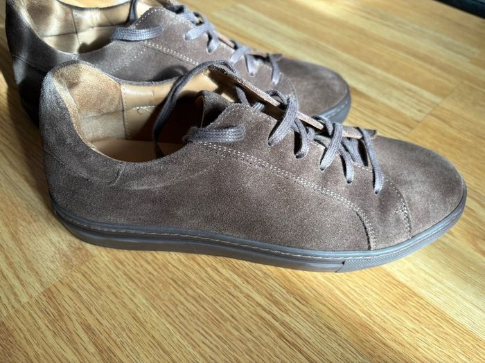 Hawes&Curtis sneakers brown suede 8
