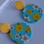 Narcissus Round Motif Earrings Image 2