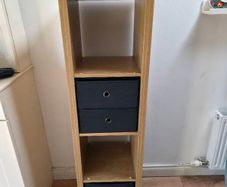 Ikea Kallax with 2 drawers and cube
