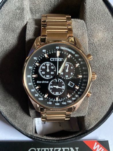 Citizen eco drive watch solar power brand new with 6 years warranty