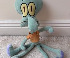 Simba Nickelodeon 2014 Viacom Squidward Plush SpongeBob SquarePants approx. 42 cm. Used Please see photos