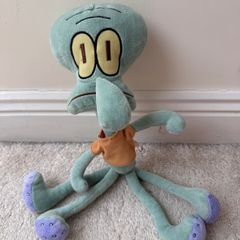 Simba Nickelodeon 2014 Viacom Squidward Plush SpongeBob SquarePants approx. 42 cm. Used Please see photos