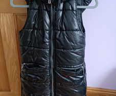 Girls Black gilet