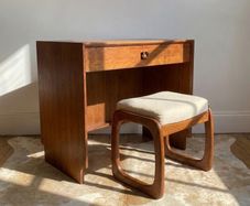 Vintage G Plan Teak Dressing Table / Vanity/ Compact Desk