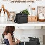 10L Insulated Lunch Bag, Large Leakproof Thermal Lunch Box Bag for Men/Women/Adults Cool Bag with Adjustable Shoulder for Work Beach Picnic Camping (Black) Image 4