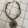 Antique Chinese Jade Nephrite Spinning Prayer Wheel Medallion Pendant Image 4