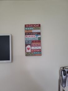 Sign wooden.