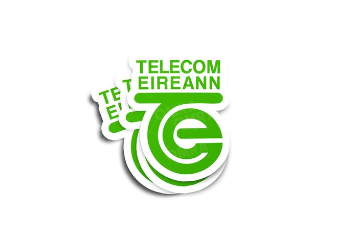 Telecom Eireann Alternative Colours Glossy Stickers 3-Pack