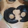 Toyota Corolla E11 97 - 02 Front Brake Disc Splash Guards Set Image 3