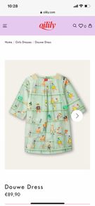 Oilily Douwe dress age 6 with matching socks excellent condition!!!