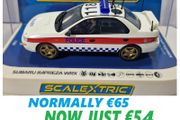 Scalextric C4429 Subaru Impreza Police Slot Car  ( classic street )