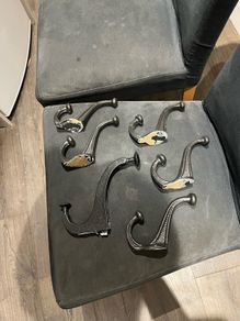 Coat hooks different sizes