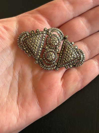 silver brooch