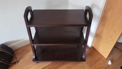 wooden trolley