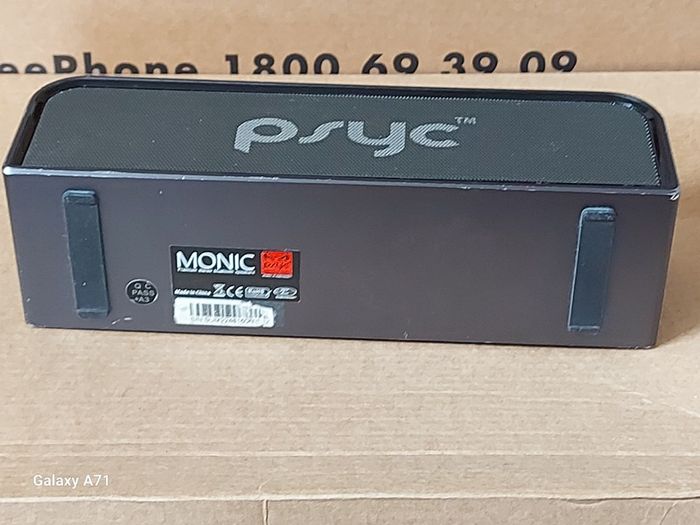 MONIC PSYC Agressive Audio wireless Bluetooth Speaker in excdellent condition