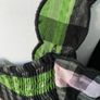 Midi Dress Oliver Bonas Black & Green Checked Scalloped Strappy Maxi dress size 12 brand new Image 6