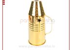 Gold Metal Wind Cover Hot Sheesha