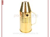 Gold Metal Wind Cover Hot Sheesha