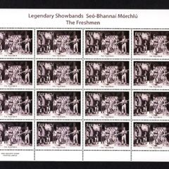 2010 Ireland Legendry Showbands The Freshman Commemorative Stamp Sheetlet Plate 1A1A1A1A Mint Never Hinged (MNH)